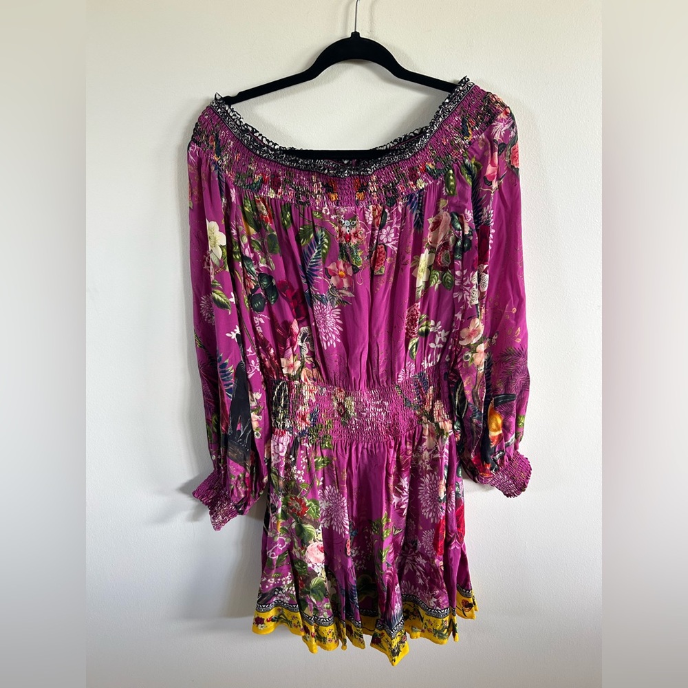 Camilla Pink Floral Mini Dress - Picture 3 of 13